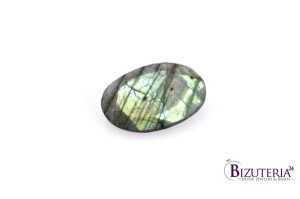 Labradoryt fasetowany owal 27x18mm 4,7g 90.