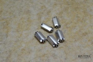 CL45 Półfabrykaty Elementy Posrebrzane Koraliki