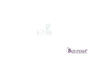 BRI15. Akwamaryna gruszki, fasetowane 9x6mm  1,9ct