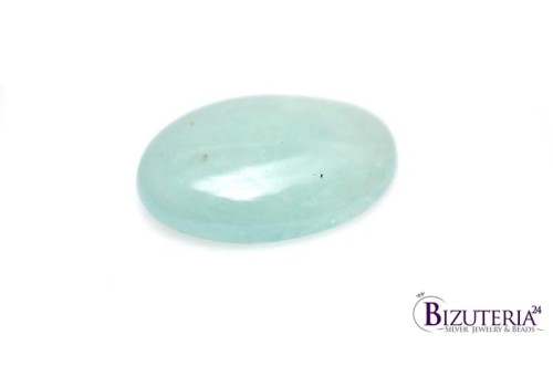 Akwamaryna niebieska owal 36x24mm 13g 15.